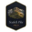 Scafell Pike: climb 978m